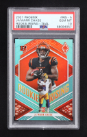 Ja'Marr Chase 2021 Phoenix Rookie Rising Teal #5 RC #3/149 (PSA 10) at PristineAuction.com