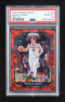 Nikola Jokic 2020 Panini Prizm Red Ice #114 (PSA 10) at PristineAuction.com