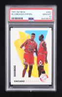 Michael Jordan / Scottie Pippen 1991 Skybox #462 (PSA 10) at PristineAuction.com