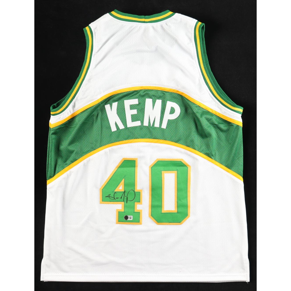 Shawn Kemp Signed Jersey (Beckett) at PristineAuction.com