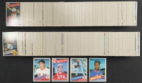 1985 Topps Baseball Complete Set of (792) Cards with Mark McGwire #401 OLY RC, Kirby Puckett #536 RC, Roger Clemens #181 RC, Dwight Gooden #620 at PristineAuction.com