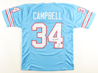 Earl Campbell Signed Jersey Inscribed "HOF 91" (PSA) at PristineAuction.com