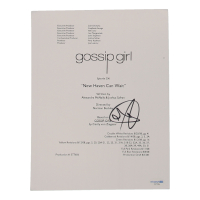 Blake Lively Signed "Gossip Girl" 8x10 Script Cover Photo (ACOA) at PristineAuction.com
