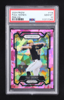 Paul Skenes 2024 Panini Prizm Pink Ice #118 RC (PSA 10) at PristineAuction.com