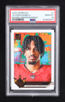 Jayden Daniels 2024 Donruss Rookie Gridiron Kings #1 RC (PSA 10) at PristineAuction.com