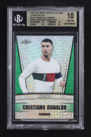 Cristiano Ronaldo 2023 Leaf Metal Special Release Legend Silver Mojo Green Foil Proofs #LS04 #1/1 (BGS 10) at PristineAuction.com