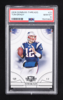 Tom Brady 2008 Donruss Threads #23 (PSA 10) at PristineAuction.com