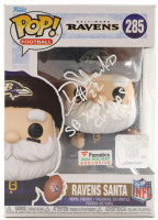 Duane Starks Signed Ravens #285 Ravens Santa Funko Pop! Vinyl Figure Inscribed "SB XXXV Champs" (JSA) at PristineAuction.com