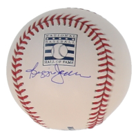 Reggie Jackson Signed OML Hall of Fame Logo Baseball (Beckett) at PristineAuction.com