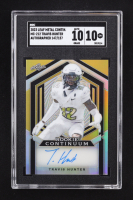 Travis Hunter 2023 Leaf Metal Continuum Autographed #MC212 RC #147/157 (SGC 10 | Auto 10) at PristineAuction.com