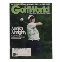 Annika Sorenstam Signed "Golf World" Magazine Page (Beckett) at PristineAuction.com