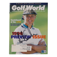 Annika Sorenstam Signed "Golf World" Magazine Page (Beckett) at PristineAuction.com