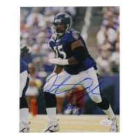 Jonathan Ogden Signed Ravens 8x10 Photo (JSA) at PristineAuction.com