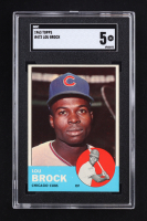 Lou Brock 1963 Topps #472 (SGC 5) at PristineAuction.com