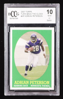 Adrian Peterson 2007 Topps Turn Back the Clock #AP RC (BCCG 10) at PristineAuction.com