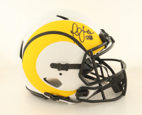 Marshall Faulk Signed Rams Full-Size Authentic On-Field Lunar Eclipse Alternate Speed Helmet (Beckett) at PristineAuction.com