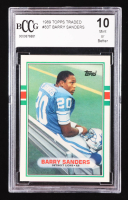 Barry Sanders 1989 Topps Traded #83T RC (BCCG 10) at PristineAuction.com