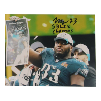 Milton Williams Signed Eagles 8x10 Photo Inscribed "SBLIX Champs" (JSA) at PristineAuction.com