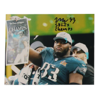 Milton Williams Signed Eagles 8x10 Photo Inscribed "SBLIX Champs" (JSA) at PristineAuction.com