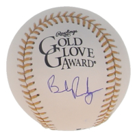 Brendan Rodgers Signed Official Gold Glove Award Logo Baseball (JSA) at PristineAuction.com