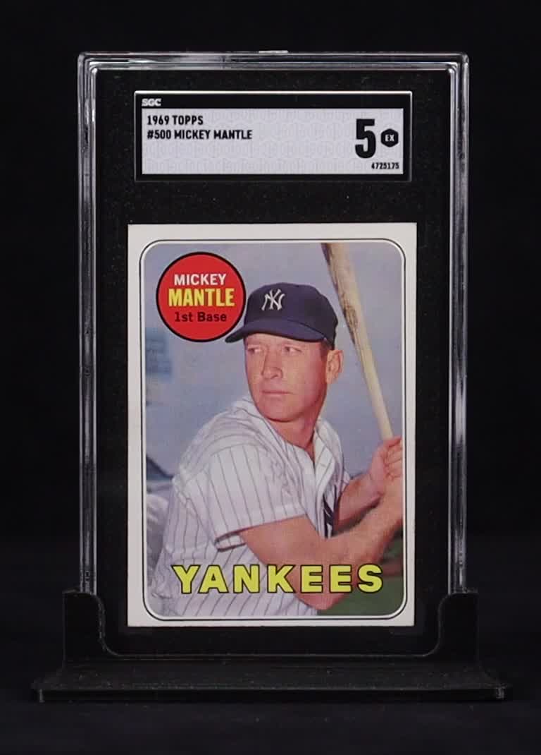 Mickey Mantle 1969 Topps #500 (SGC 5) at PristineAuction.com