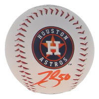 Tayler Scott Signed OML Astros Logo Baseball (JSA) at PristineAuction.com