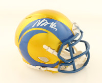 Davante Adams Signed Rams Flash Alternate Speed Mini Helmet (Beckett) at PristineAuction.com
