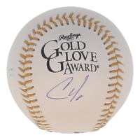 Christian Walker Signed Official Gold Glove Award Logo Baseball (JSA) at PristineAuction.com