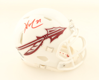 Xavier Rhodes Signed Florida State Seminoles Speed Mini Helmet (Beckett & JSA) at PristineAuction.com