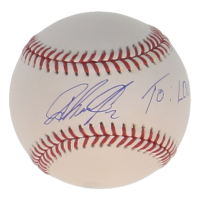 Jazz Chisholm Signed OML Baseball With Inscription (JSA) at PristineAuction.com