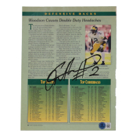 Charles Woodson Signed "Lindy's Annuals" Magazine Page (Beckett) at PristineAuction.com