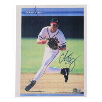 Chipper Jones Signed Magazine Page (Beckett) at PristineAuction.com