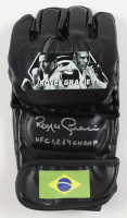 Royce Gracie Signed Custom Brazil MMA Fight Glove Inscribed "UFC 1, 2 & 4 Champ" (Beckett) at PristineAuction.com