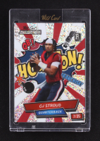 CJ Stroud 2023 Wild Card Alumination Comix HOUSTON! Silver Sparkle #AC-CS #07/35 RC at PristineAuction.com