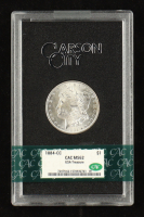 1884-CC Morgan Silver $1 Dollar - Carson City - GSA Treasure (CAC MS62) at PristineAuction.com