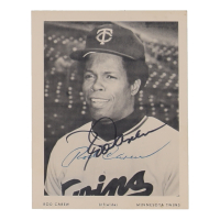 Rod Carew Signed Twins 4x5 Photo (Beckett) at PristineAuction.com