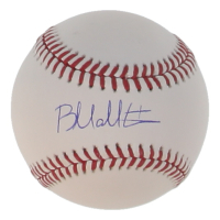 Brice Matthews Signed OML Baseball (JSA) at PristineAuction.com