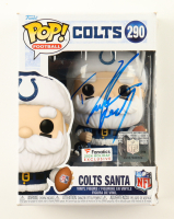 Dwight Freeney Signed Colts #290 Colts Santa Funko Pop! Vinyl Figure (JSA) at PristineAuction.com
