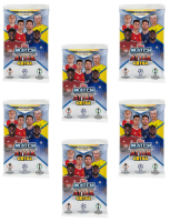 Lot of (6) 2021-22 Topps UEFA Champions League Match Attax Soccer Retail Packs at PristineAuction.com