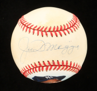 Joe DiMaggio Signed Player Portrait OAL Baseball (Beckett) at PristineAuction.com