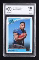 Saquon Barkley 2018 Donruss #306 RR RC (BCCG 10) at PristineAuction.com