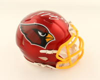 A. J. Green Signed Cardinals Flash Alternate Speed Mini Helmet (Beckett) at PristineAuction.com