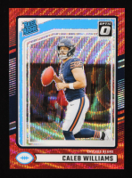 Caleb Williams 2024 Donruss Rated Rookie Red Wave #327 RC at PristineAuction.com