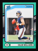 Caleb Williams 2024 Donruss Rated Rookie Press Proof Green #327 RC at PristineAuction.com