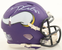 T. J. Hockenson Signed Vikings Speed Mini Helmet (Beckett) at PristineAuction.com
