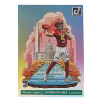 Jayden Daniels 2024 Panini Donruss Football Oversized Downtown Jumbo #16 RC at PristineAuction.com