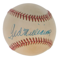 Ted Williams Signed OAL Baseball (PSA) at PristineAuction.com