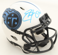 Eddie George Signed Titans Lunar Eclipse Alternate Speed Mini Helmet (Beckett) at PristineAuction.com