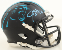 Jonathan Stewart Signed Panthers Eclipse Alternate Mini Speed Helmet (JSA) at PristineAuction.com
