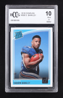 Saquon Barkley 2018 Donruss #306 RR RC (BCCG 10) at PristineAuction.com